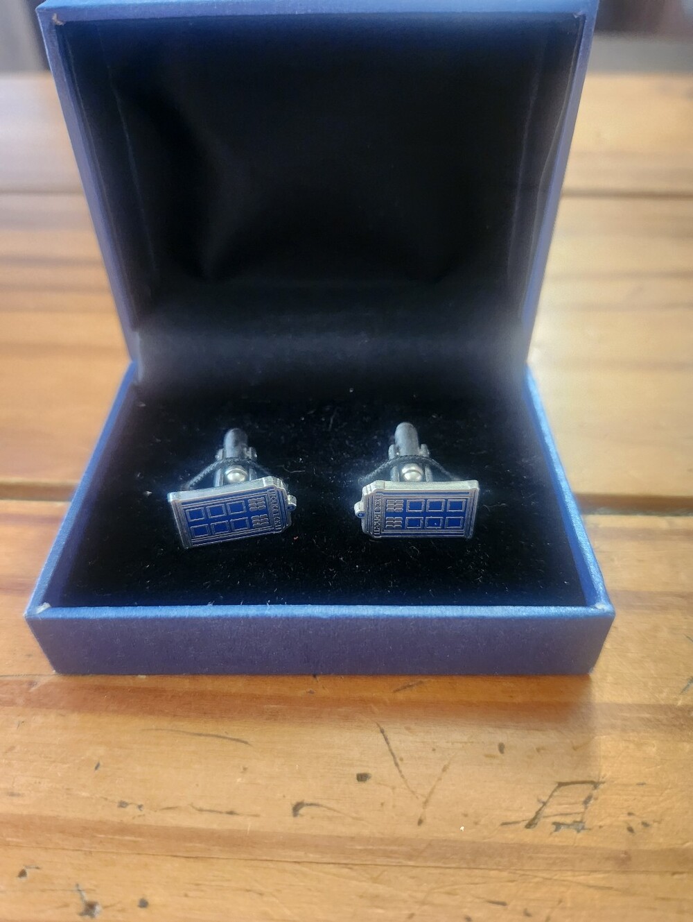 Doctor Who Tardis Cuff Links